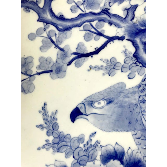 Ceramic Large Antique Japanese Arita Porcelain Plate by Kajiwara Kiln For Sale - Image 7 of 13