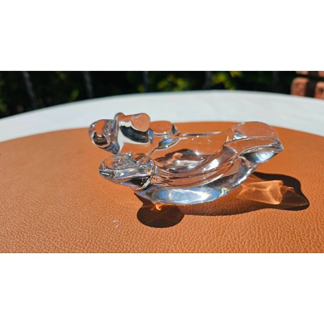 Glass Teddy Bear Jewelry Plate, France, 1960s For Sale - Image 4 of 7
