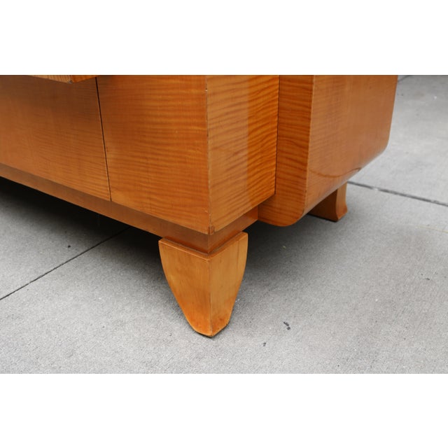 Wood 1940s Art Deco Two Door Sideboard For Sale - Image 7 of 16