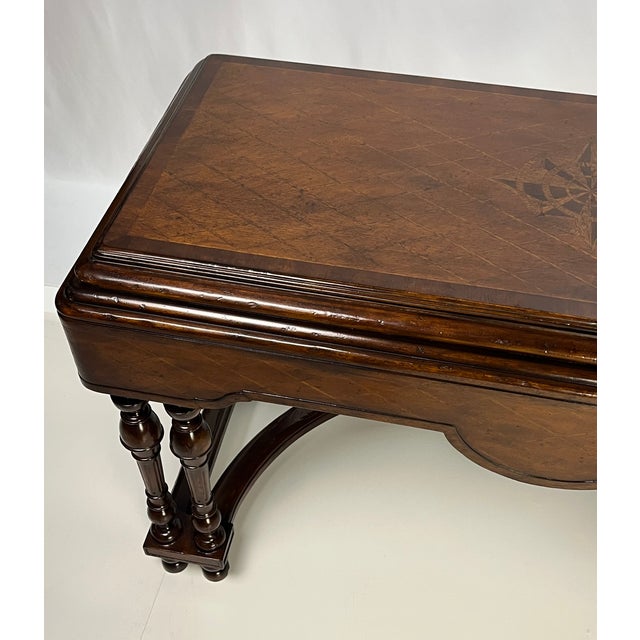 Late 20th Century John-Richard "European Crossroads" Inlay Console Table For Sale - Image 10 of 18