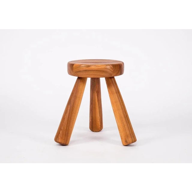 Wood Stool by Ingvar Hildingsson, Sweden, 1970s For Sale - Image 7 of 8