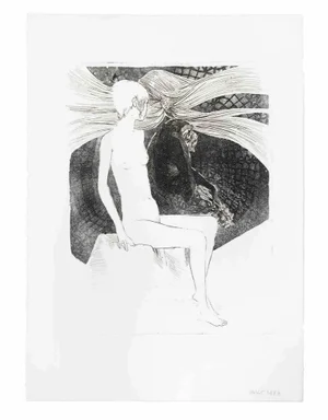 Leo Guida, Sibilla (Sibyl), Etching, 1972