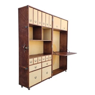 Restoration Hardware Mayfair Steamer Trunk Desk by Timothy Oulton. For Sale