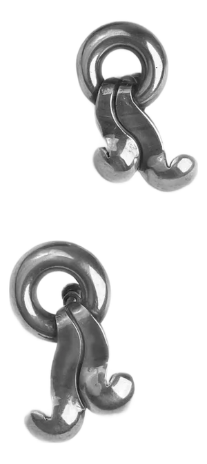 A Pair of William Spratling Sterling Silver Earrings