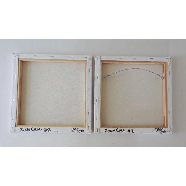 Contemporary Abstract Color Block Paintings - a Pair For Sale - Image 4 of 5