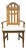 Bassett Furniture Centuria Collection Solid Pecan Mediterranean Style Dining Arm Chair 429-42-480 For Sale