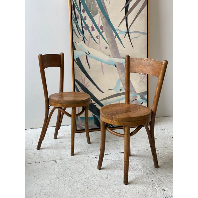 Vintage Great Northern Chair Co. Bentwood Chairs, a Pair, Circa 1920s