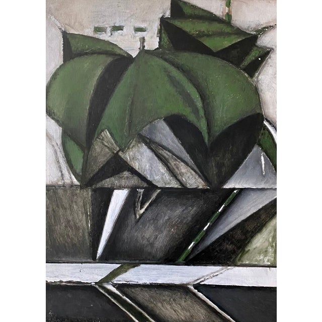 Nick de Angelis, Mixed Media Collage Oil Painting Futuristic Abstract Expressionist Machine Art, 2000 For Sale