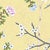 36" * H100"/Panel * 5ps, Pale Yellow Floral and Bird Wallpaepr, Chinese-Style Floral and Bird Wallpaper Mural, 5 Panels For Sale - Image 6 of 6