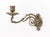 Traditional Pair of French Empire Style Brass Swing-Arm Wall Sconces For Sale - Image 3 of 9
