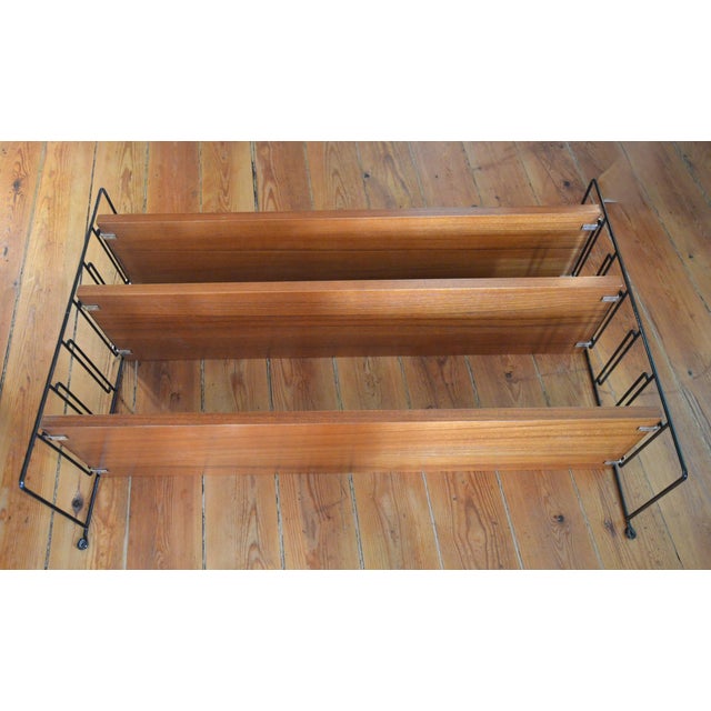Teak String Wall Unit, 1960s For Sale - Image 13 of 13