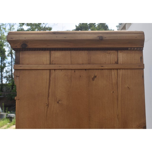 Wood Pine Two Door Armoire, Hungary For Sale - Image 7 of 18