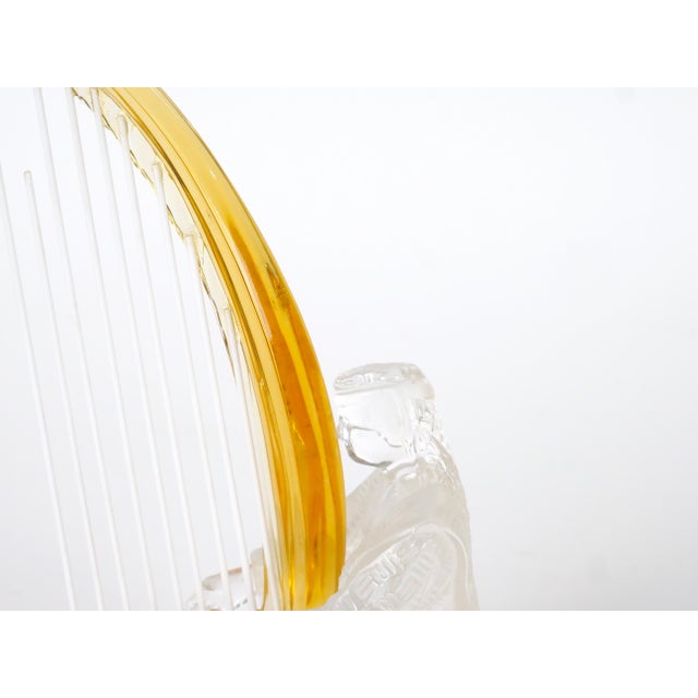 20th Century Saint-Louis French Crystal Figure of a Harpist For Sale In New York - Image 6 of 9