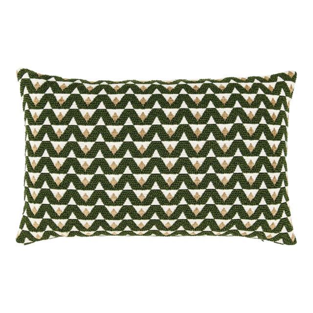 Scalamandre 22" x 14" Crizia Pillow in Everglade Sand For Sale