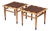 Restored Pair of Lane Acclaim Small Square Snack Tables For Sale
