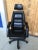 Black 1990 Black Leather Recaro Vintage Executive Chair For Sale - Image 8 of 12