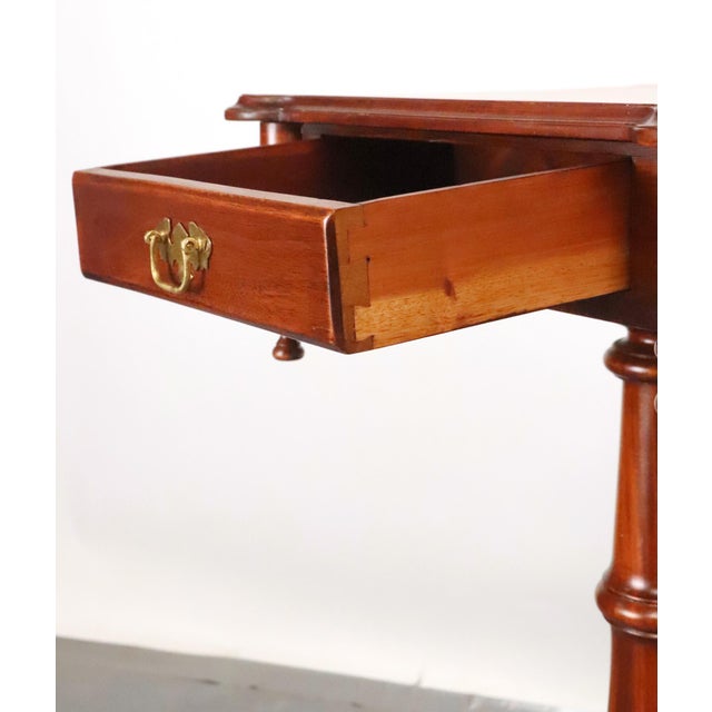 Early 20th Century Wooden Shaving Stand With Tilting Beveled Mirror For Sale In New York - Image 6 of 10