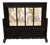 Large Japanese Meiji Porcelain Carved Screen Room Divider For Sale