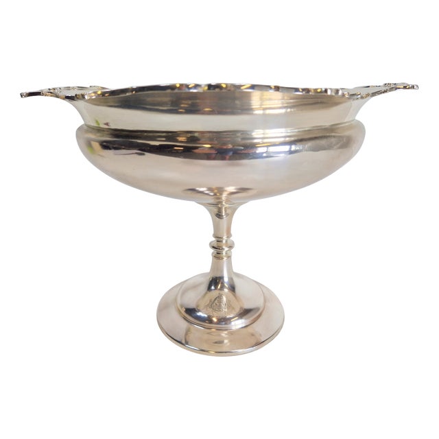 Vintage Silver-Plated Centerpiece Bowl by John Round & Son, Sheffield, 1950s For Sale