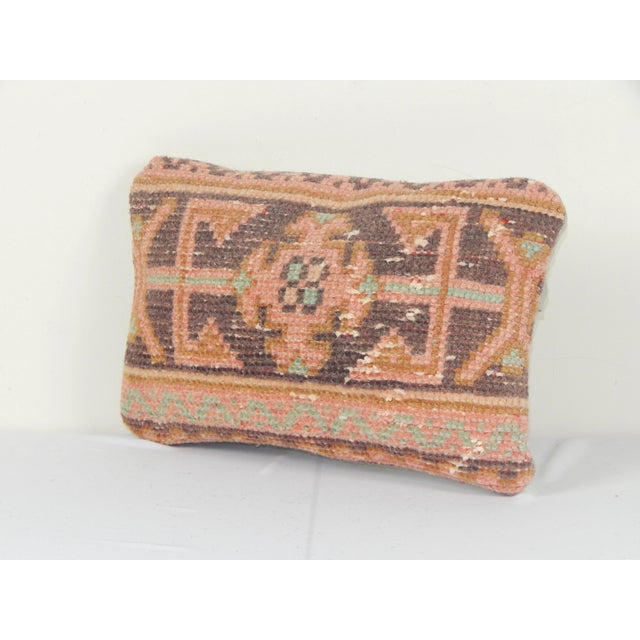 Mid-Century Modern Turkish Rug Cushion Cover For Sale - Image 3 of 5