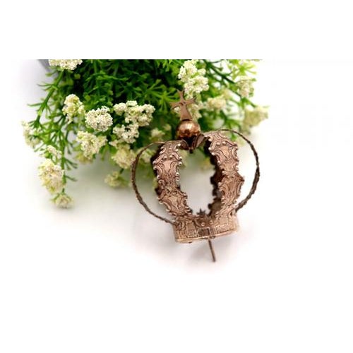 Silver Crown with Palmettes For Sale - Image 3 of 6