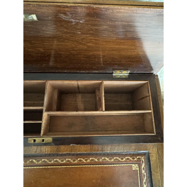 Antique Edwardian Writing Desk / Stationery Cabinet – Inlaid Desk A beautiful antique writing desk with a wonderfully...