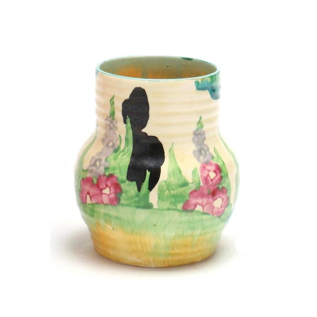 Art Deco Clarice Cliff Lynton Bizarre 565 Shape Vase For Sale - Image 3 of 3