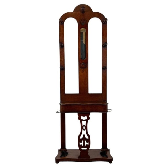 Antique Victorian Mahogany Hall Stand, 1800s For Sale - Image 12 of 12