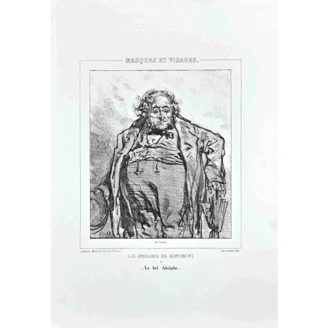 Les Invalides du Sentiment is a lithograph on ivory-colored paper, realized by the French draftsman Paul Gavarni (alias...