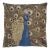 Peacock Tapestry Cushion With Feather Filler - 46x46cm (18"x18") For Sale