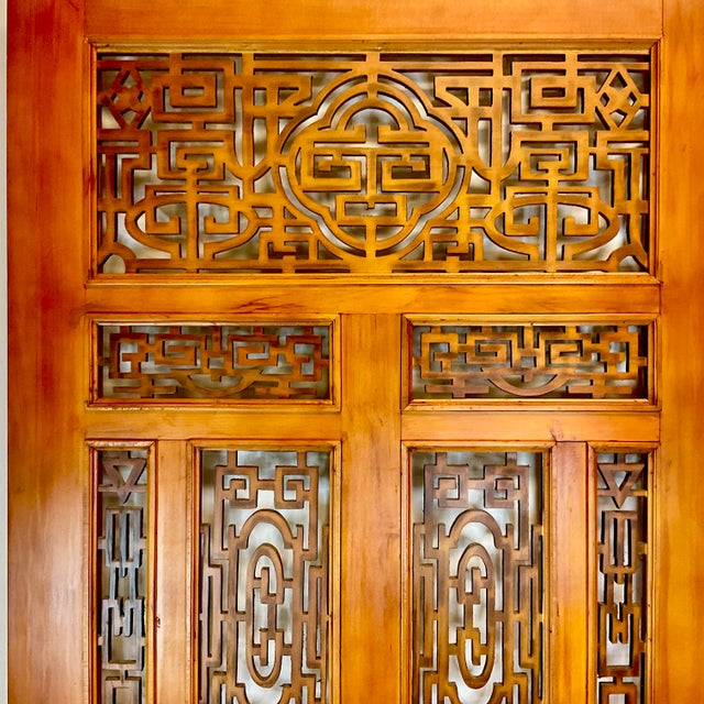 1970s Vintage Chinoiserie Arts & Crafts Wooden Asian Wall Panel Sculpture For Sale - Image 12 of 12