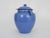 Rare pot with Vernisse Blue, South West of France. Conservation pot. Pyrenees XIXth Old pot in blue terracotta blue and...