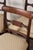 Set of 6 | English Victorian Mahogany Dining Chairs With Newly Upholstered Tiny Blue Dot Fabric For Sale In Charleston - Image 6 of 8