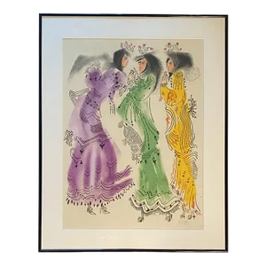 Julio De Diego 1960 "Tres Mujures" Painting