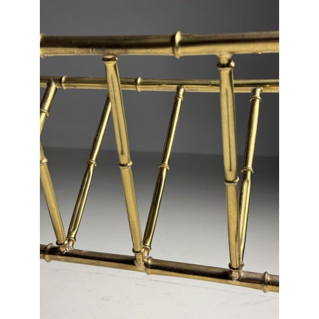 Faux Bamboo Magazine Rack For Sale - Image 10 of 16