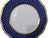 1920s 1920's Ceralene Malmaison Raynaud Limoges France Cobalt and Gold Star Lunch Plate Rooster Mark For Sale - Image 5 of 7