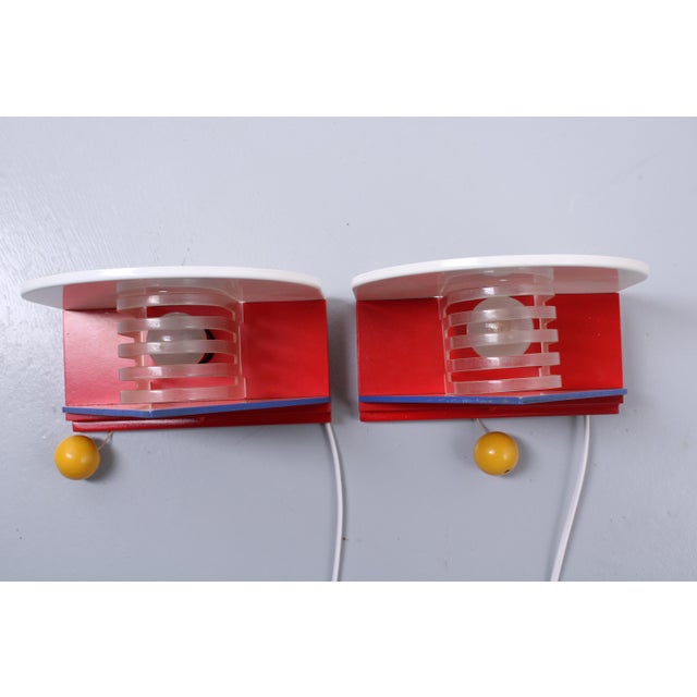 Metal Postmodern Wall Lamps from Ikea, 1990s, Set of 2 For Sale - Image 7 of 13