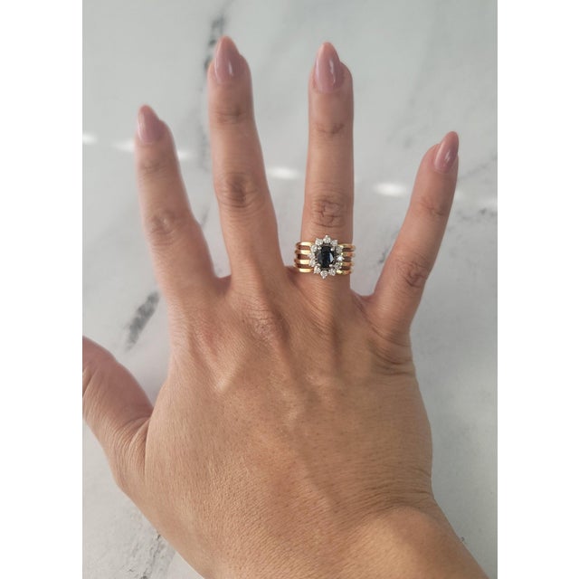 ♥ Product Summary ♥ Main Stone: Sapphire & Diamonds Approx. Total Carat Weight: 1.25cttw Sapphire Carat Weight: .75cttw...