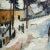 Rudolf Jacobi (German, 1889 - 1972) a Snow Covered Village, Oil on Canvas Painting. For Sale In Philadelphia - Image 6 of 12