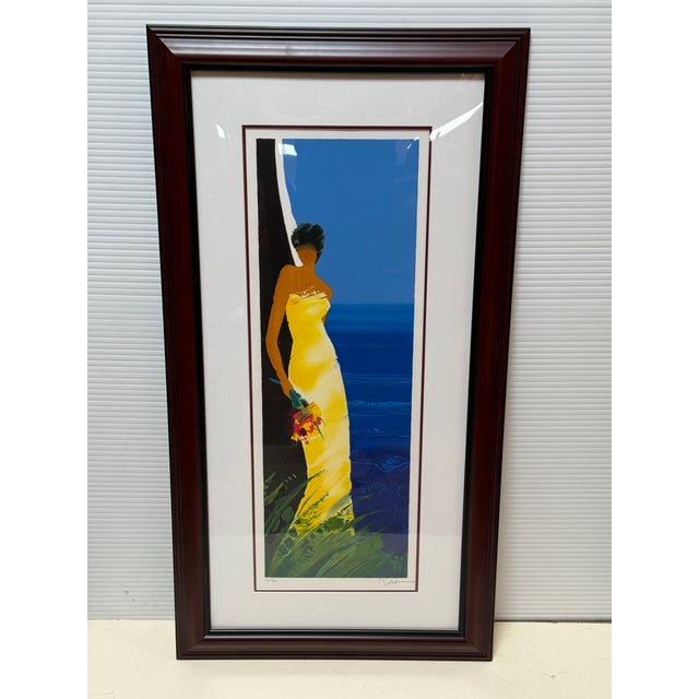 Circa 2002 Emile Bellet Adossee a La Mer Lithograph Artist Proof Edition 65/100 For Sale - Image 9 of 12