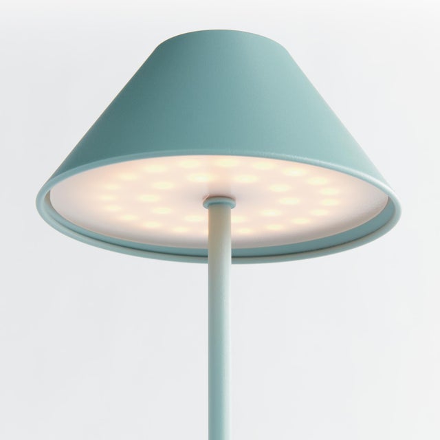 2020s Alluna Cordless Led Lamp 14" - Seafoam For Sale - Image 5 of 10