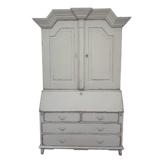 Antique Gustavian Swedish Secretary For Sale