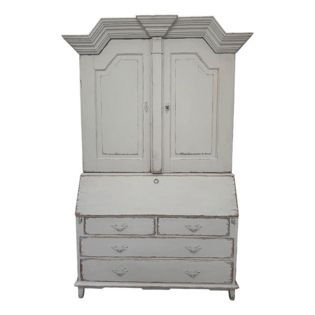 Antique Gustavian Swedish Secretary For Sale