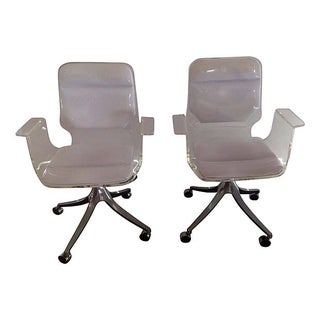 1960s Lucite Chairs - A Pair For Sale