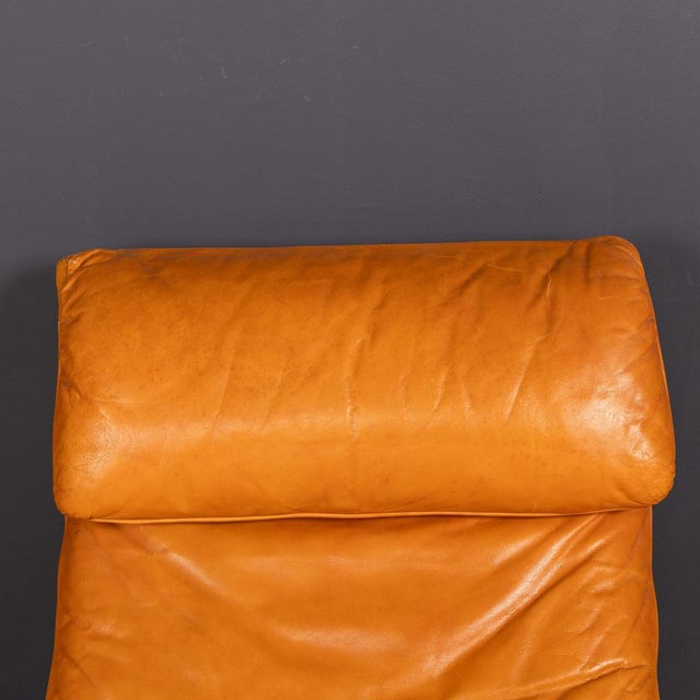 Italian Leather Periplo Chaise Longue by Tarcisio Colzani for Mobil Girgi, 1970s For Sale - Image 9 of 18