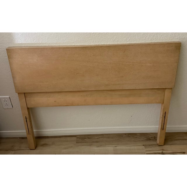Streamline Moderne 1940s Art Deco Waterfall Birch Bedroom Suite – 4 Piece Set For Sale - Image 4 of 6