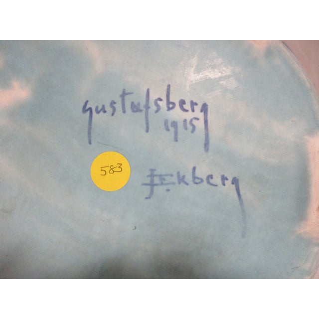 Blue Josef Ekberg Vase 1915 For Sale - Image 8 of 9