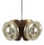 Brutalist Copper Pendant Light, 1970s For Sale