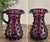 Mid 20th Century Vintage Amethyst Purple Hobnail Art Glass Pitcher For Sale - Image 5 of 5