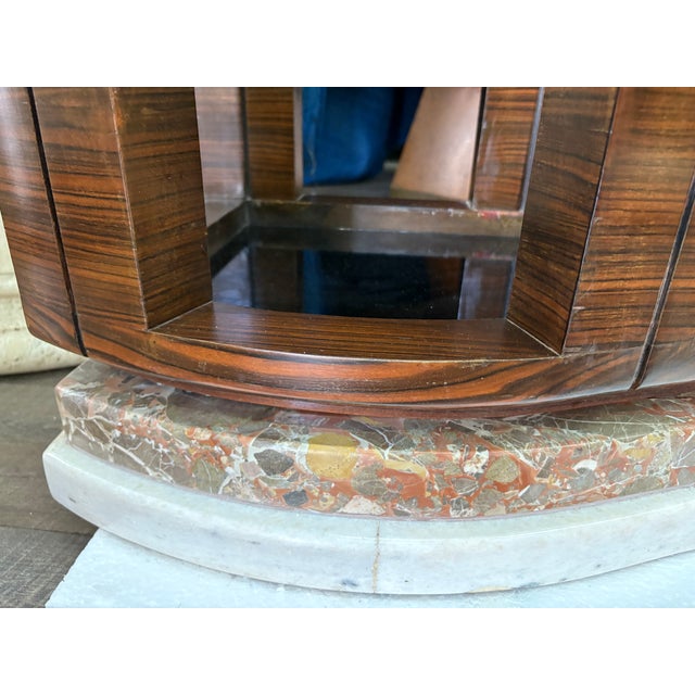 Brown 1950s Italian Modern Console Table Designed by Osvaldo Borsani For Sale - Image 8 of 14